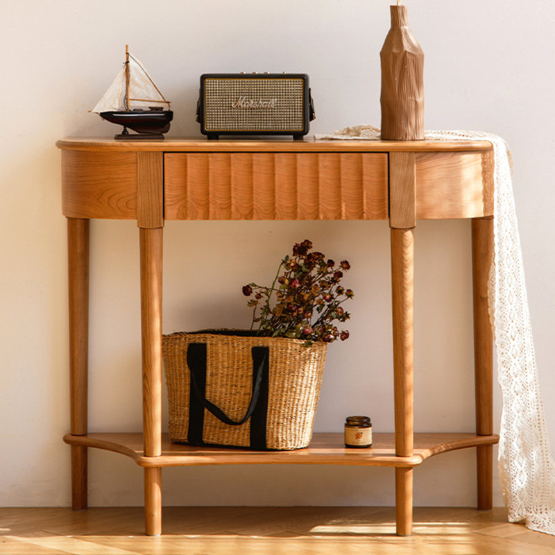 Nordic-style simple console table