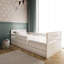Molly Drawer Convertible Bed and Mattress-2081613655-2081613654