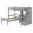 Loft Bed With A Stand-Alone Bed, Storage Staircase, Desk, Shelves And Drawers-1631963549