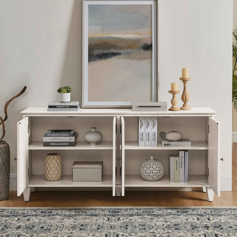 Buffet Mid Mid Century, Antique White