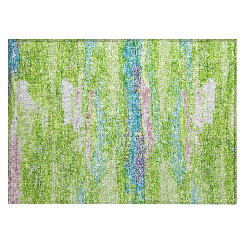 Aleighna Area Rug with Non-Slip Backing, Rectangle 1'8" x 2'6"