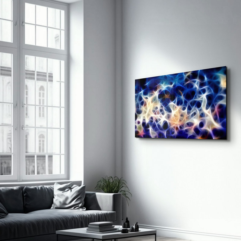 Peinture décorative en verre trempé