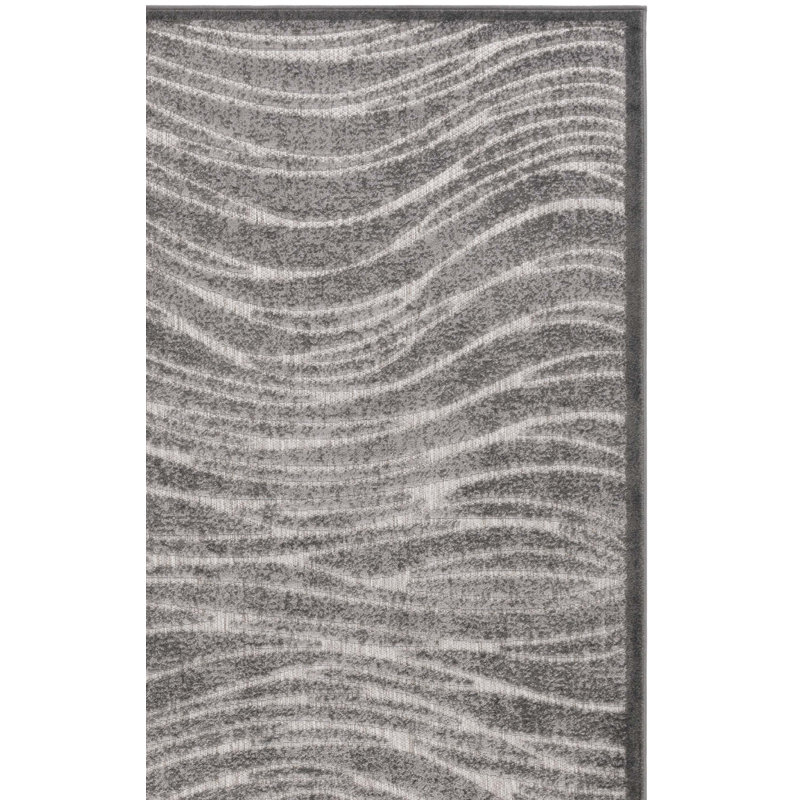 Tapis intérieur / extérieur Dinicola Performance Abstract, Tapis de couloir 2 pi 3 po x 8 pi