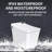 Smart Toilet With Built-In Heated Seat,1.34GPF, Auto Open/Close, Auto Flush, Adjustable Seat Temp, Night Light ,Elongated Toilet