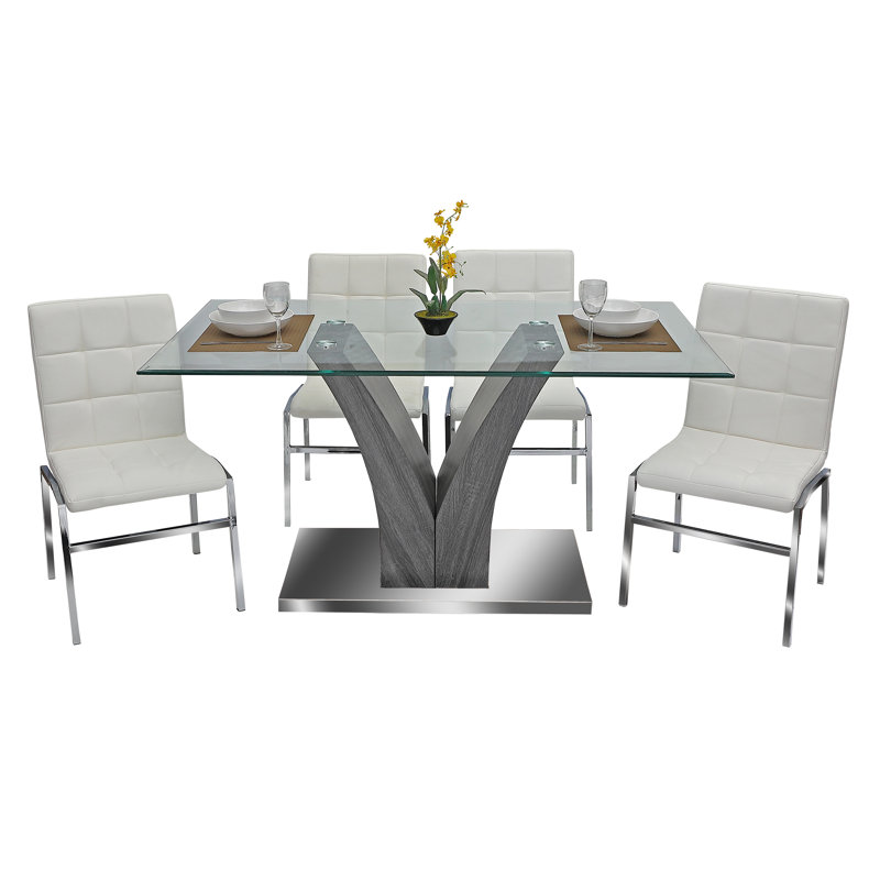 Ensemble repas pour 4 personnes Sosa, Blanc