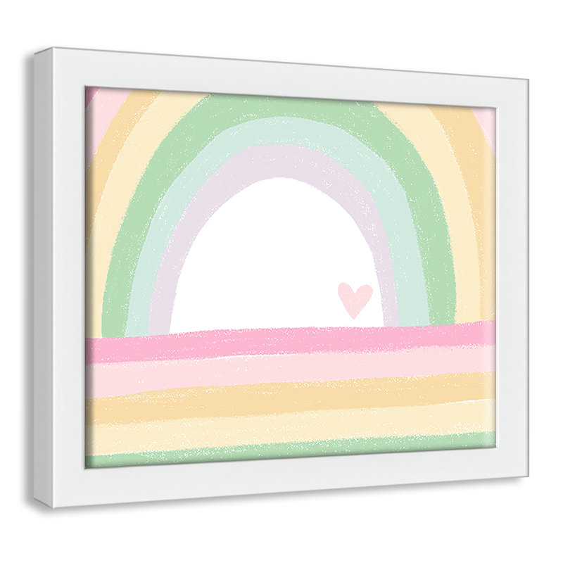 Décoration murale pour enfants, H 9 po x l 11 po x P 1,19 po, Encadré de boîte blanc