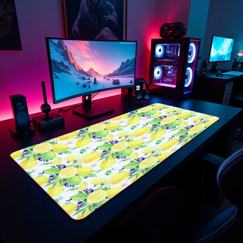 Polyester Desk Pad, 31.5x15.5