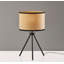 Lampe de table en métal Browning