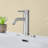 Single Handle Bathroom Faucet Lavatory Faucet Stainless Steel Single Hole-T10, Brushed Nickel-118610636