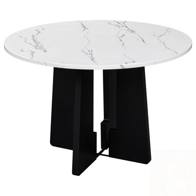 Round Dining Table With Cross Base