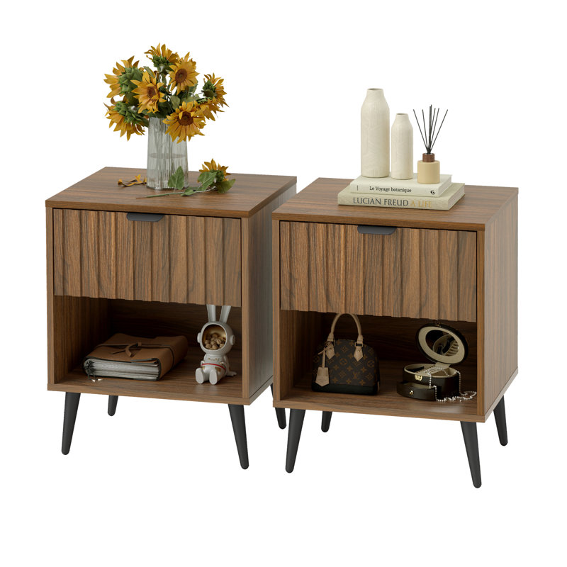 1-Drawer Nightstand (Set of 2)