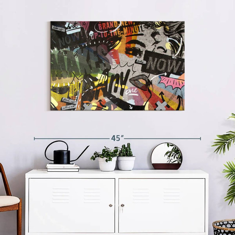 Leisha Anyone Now, 24" H x 36" W