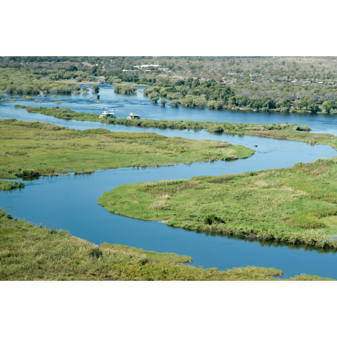 Beautiful Aerial View Of Chobe River by Wanderluster - Leinwandbild