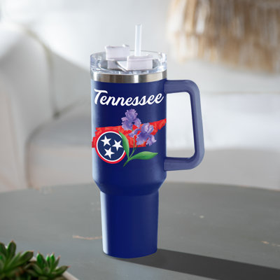 Tennessee Canyon Cup, Double Wall Stainless Steel w/ Straw, 40oz, Gift Box