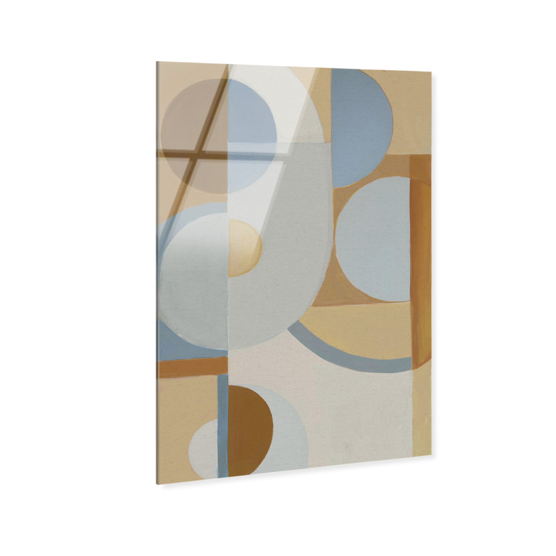 Perfect Balance High-Gloss Frameless Acrylic Glass Wall Art Abstract Print by Oliver Gal, Ready to Hang, 10 x 15, 10"H x 15"W