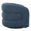  Fauteuil demi-tonneau pivotant bleu Junie