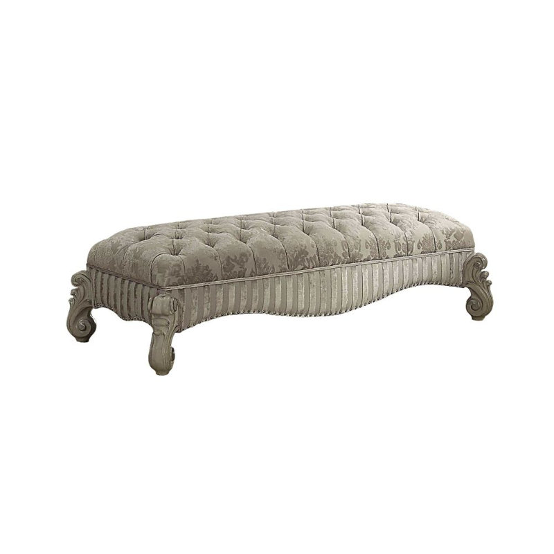 Aaryn Bench, Bone White/Ivory