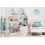 Panier à linge Rainbow, panier à linge pliable avec panier PE imperméable pour chambre d'enfant, rangement, panier-cadeau. (Arc-en-ciel)