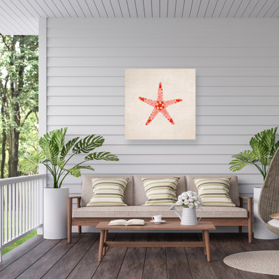Étoile de mer bolognaise sur toile