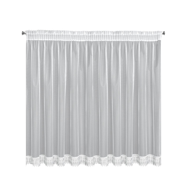 Quedgeley Sheer Curtain Single Panel, 145cm H x 300cm W