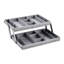 Gray foldable drawer organizer