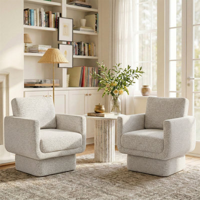 Ensemble de 2 fauteuils pivotants 27 po (ensemble de 2)
