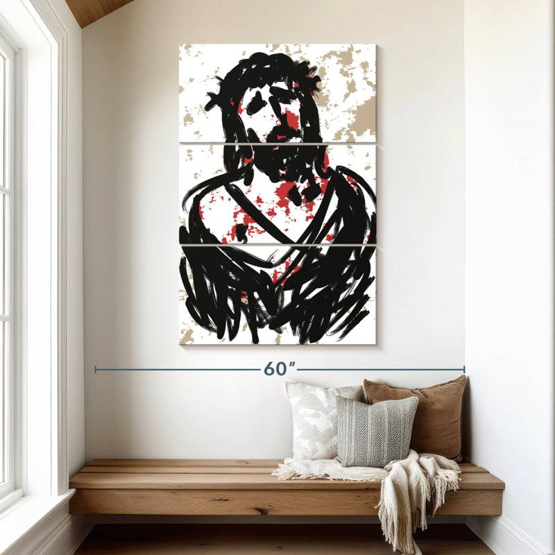 Ecce Homo, 50" H x 32" W