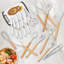Ensemble de 19 ustensiles et couteaux de cuisine en silicone 19 pièces - Outils de cuisson résistants à la chaleur-131649060