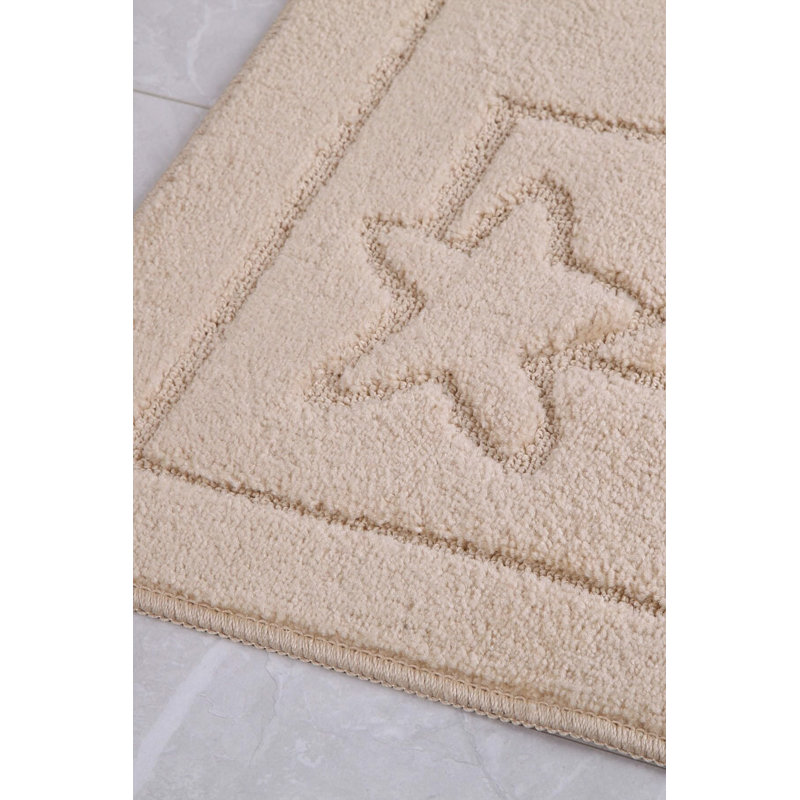 Tapis de bain Bonaparte, Beige