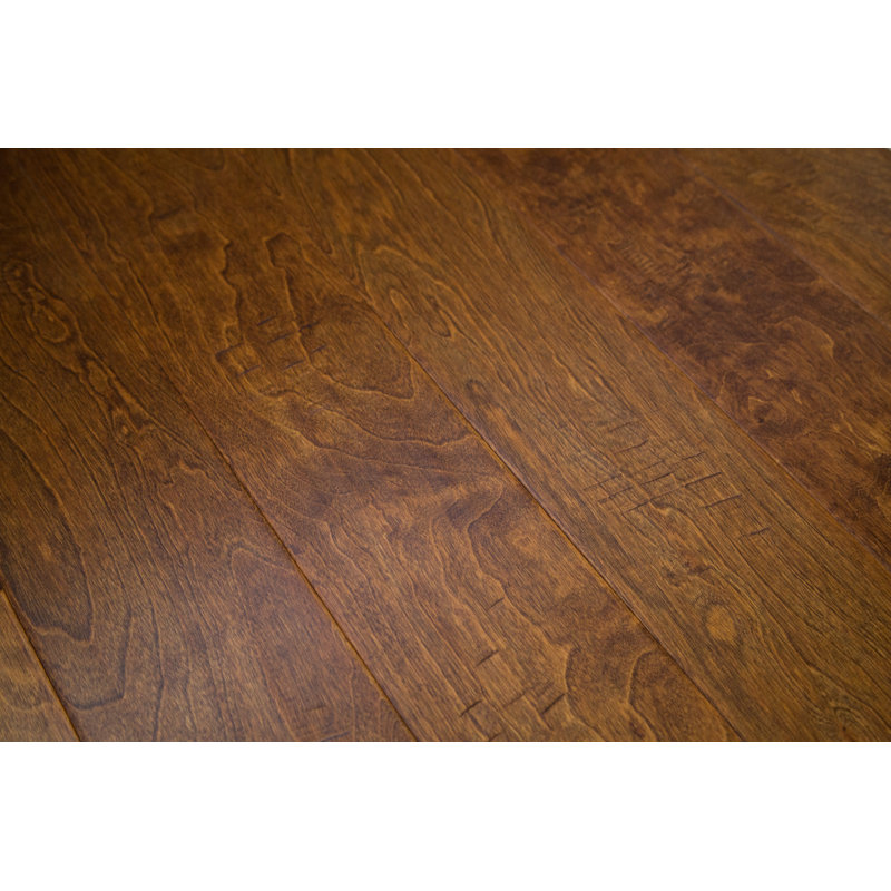 Parquet en bois d'ingénierie Birch Hartford de 0,37 po d'épaisseur x 5 po de largeur