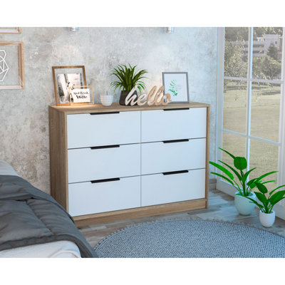 Commode rectangulaire 6 tiroirs Longhill