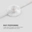 Nael 200cm Silver Arched Floor Lamp
