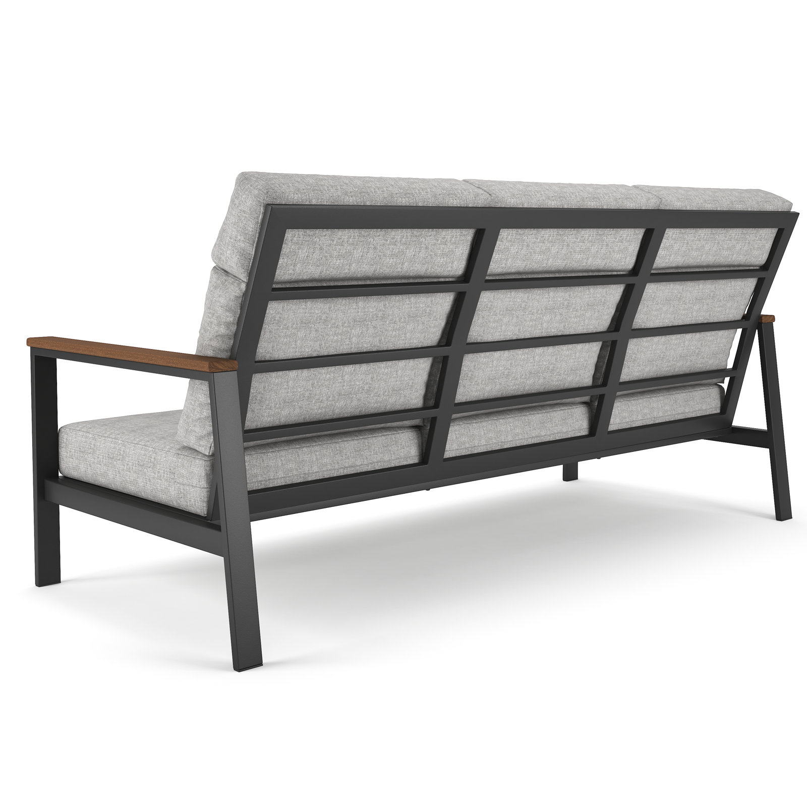 Townsend 80" Sunbrella® Patio Sofa, Canvas Granite, Brown, Yes