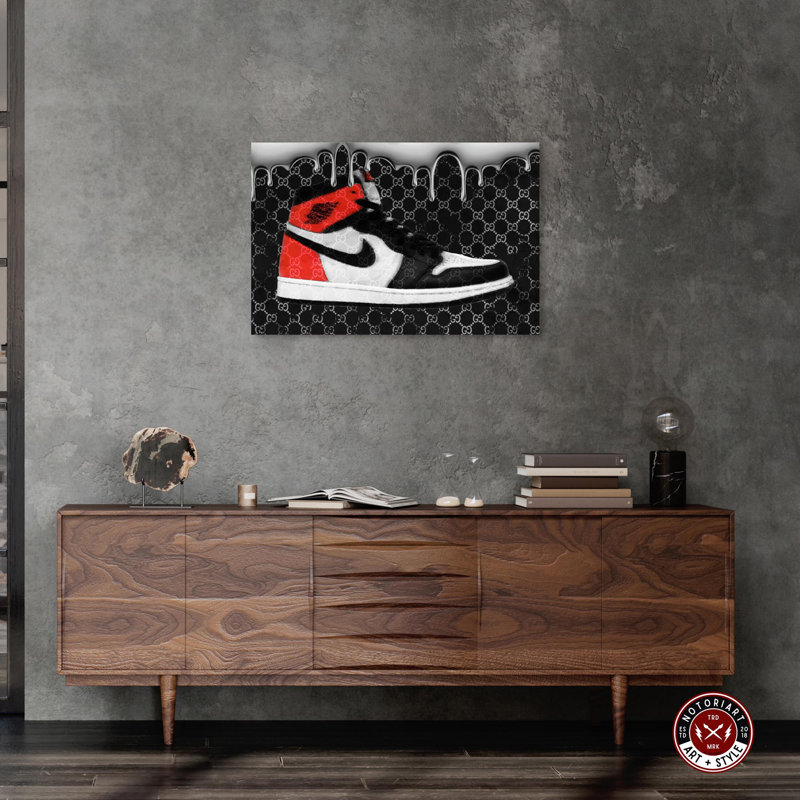 Dripping in Glam Sneakers Canvas Art Print, 30" x 20"