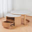 Ensemble de 2 tables basses gigognes