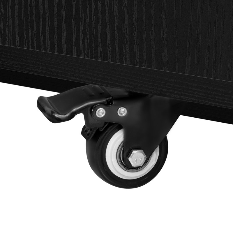 Îlot de cuisine noir moderne avec salle à manger extensible, rangement spacieux, 2 tiroirs, 1 port Type-C, table de salle à manger en faux marbre pour 2 à 6 personnes, armoire, rangement double, tablettes réglables, alimentation électrique