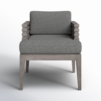 Aerilyn Patio Dining Armchair with Cushion by Joss & Main