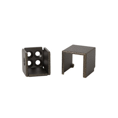 Support universel pour porte-gobelets en acier Fe26 1 po