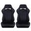 2 pièces Universal Racing Seats Stitch Leather