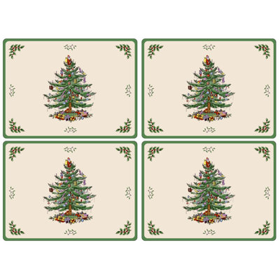 Pimpernel Christmas Tree Placemats 15.7 X 11.7"