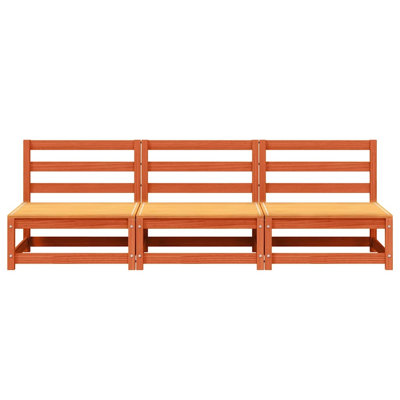 vidaXL Garden Lounge Set Outdoor Lounge Set Corner Sofa Couch Solid Pinewood
