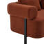 Canapé 3 places orange de 198 cm (78 pouces) avec 3 coussins, idéal pour le salon, la chambre ou un appartement - Assise confortable, coussins modernes, spacieux et confortable.