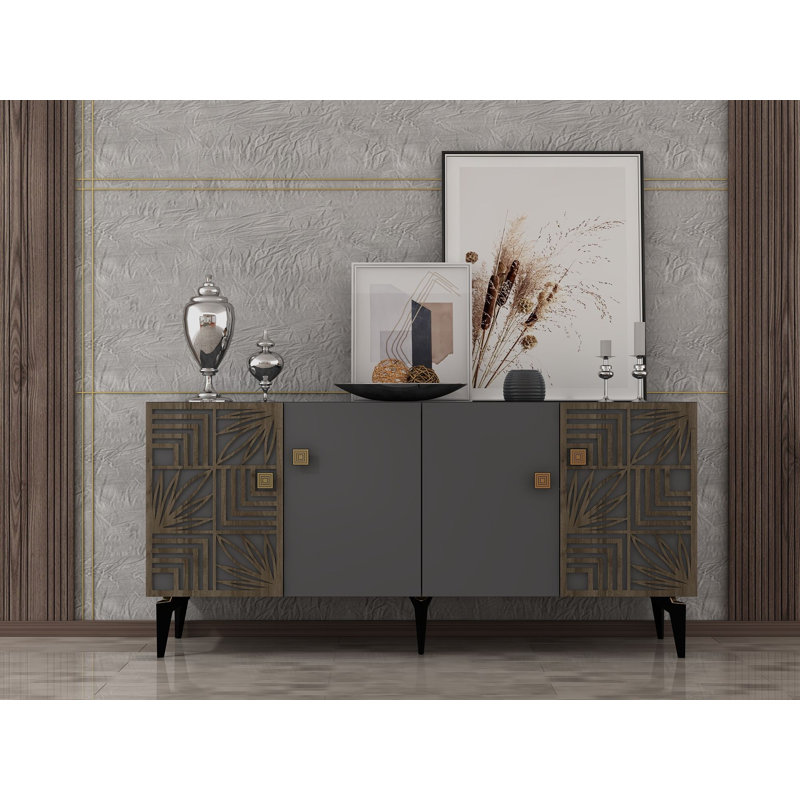 Olivia 150cm Console Table, Grey