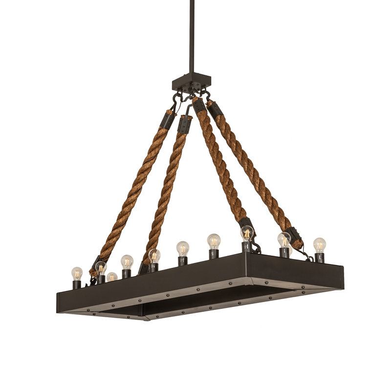 Luminaire suspendu géométrique 16 lumières