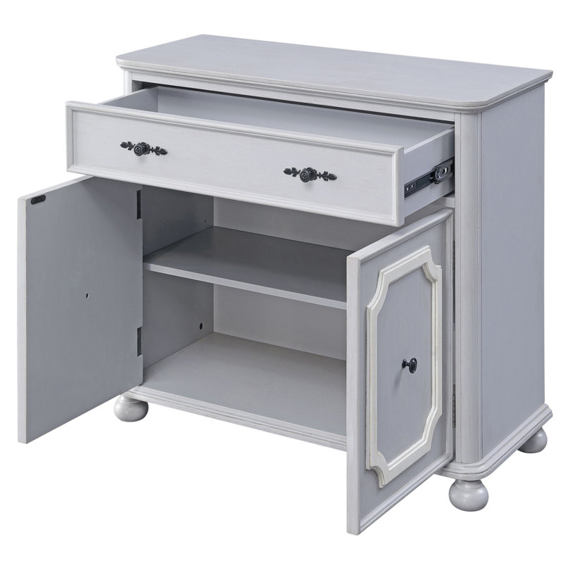 Armoire décorative grise