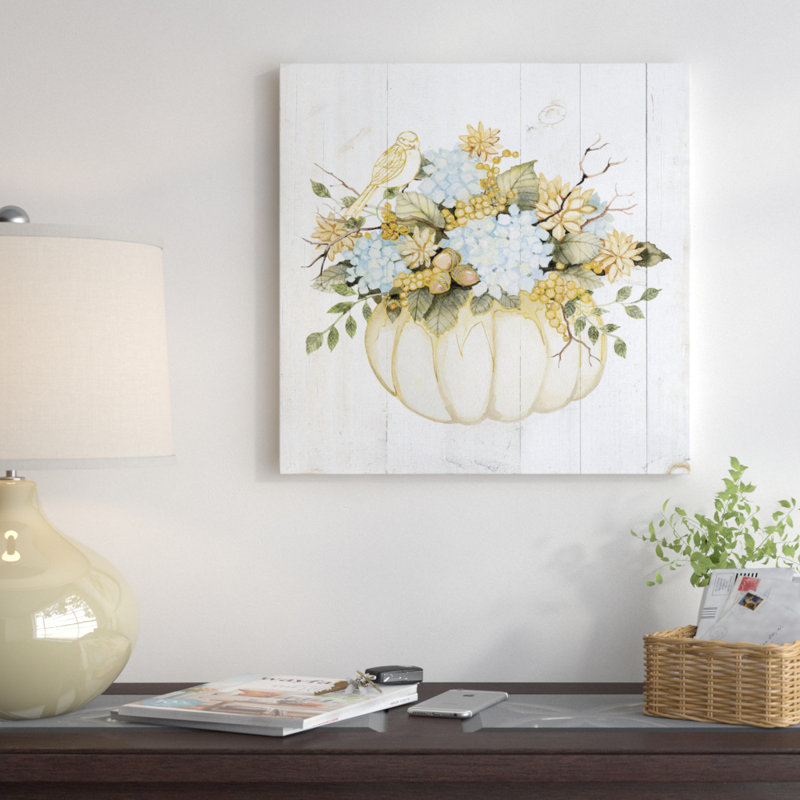 « automne élégance iii », reproduction d’art sur toile, H 26 po x l 26 po x P 1,5 po, Pas de tapis, Toile tendue