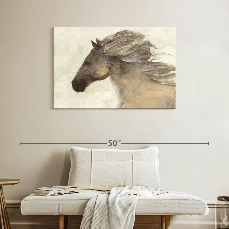 Brampt Abstract Horse, 26" H x 39" W