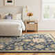 Arden Hand Tufted Wool Navy/Brown/Light Beige Rug