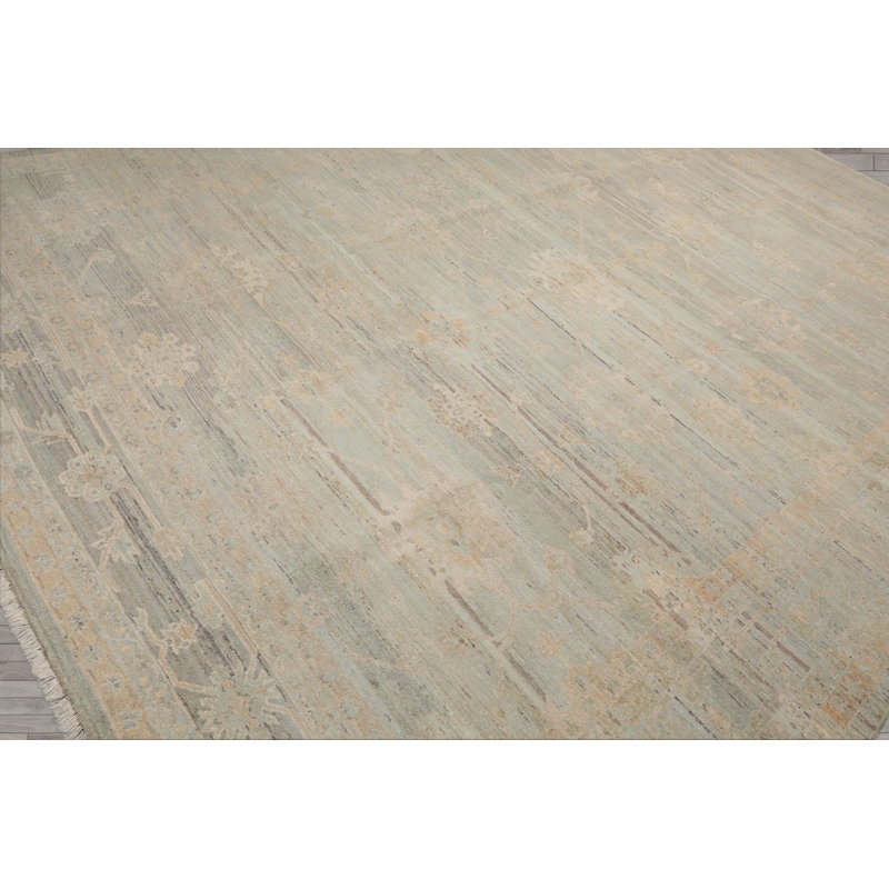 Tapis traditionnel afghan en laine 10 po x 14 po Oushak