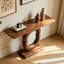 Console de style chinois simple et moderne brune-131268196